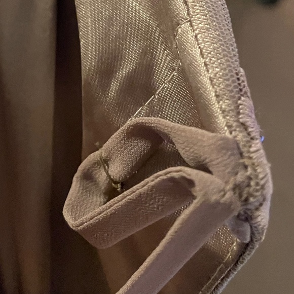 Women's PROMGIRL dance party flirty dress Small Mocha - Picture 4 of 10